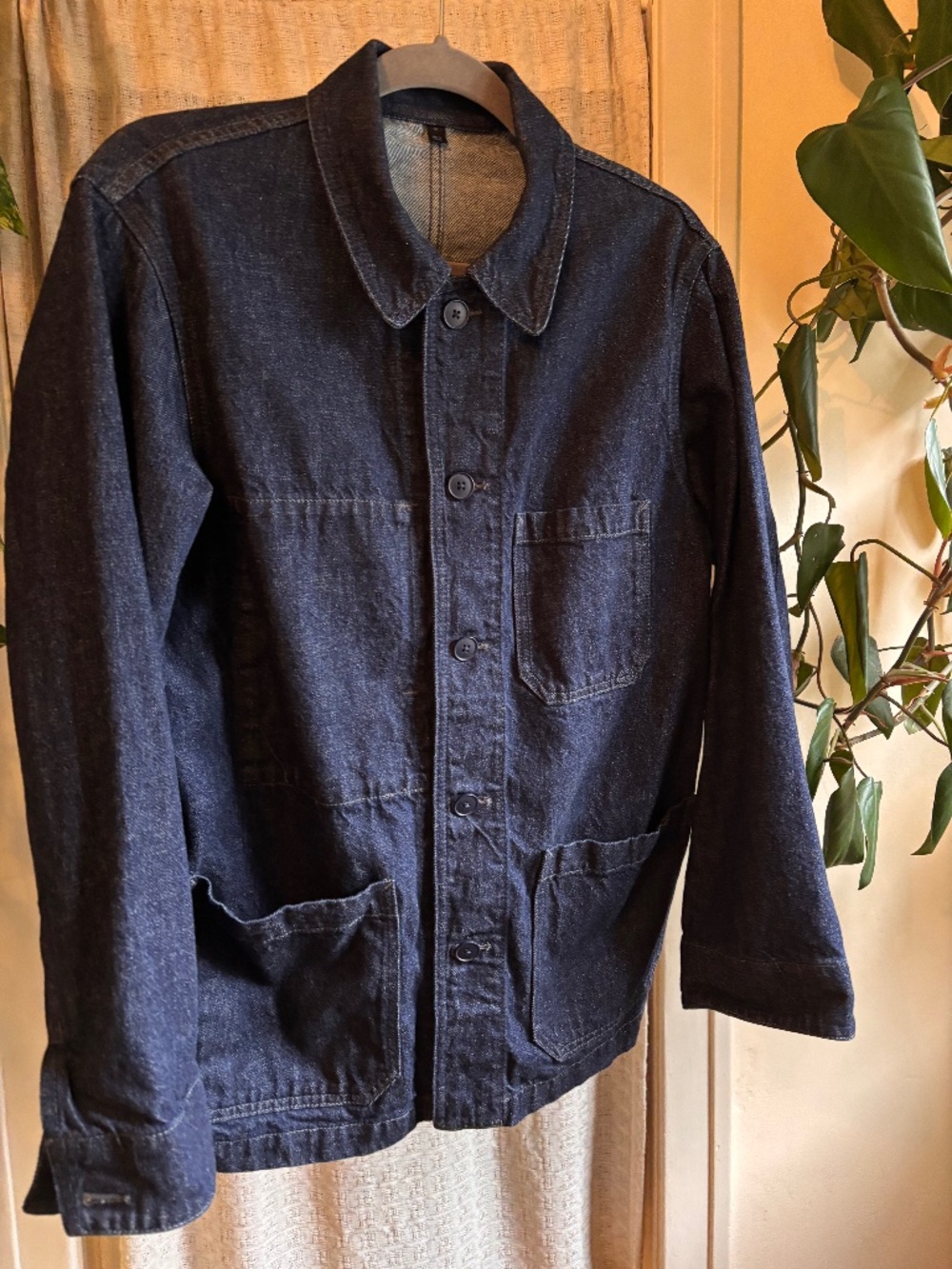 MUJI Denim Chore Coat small women’s